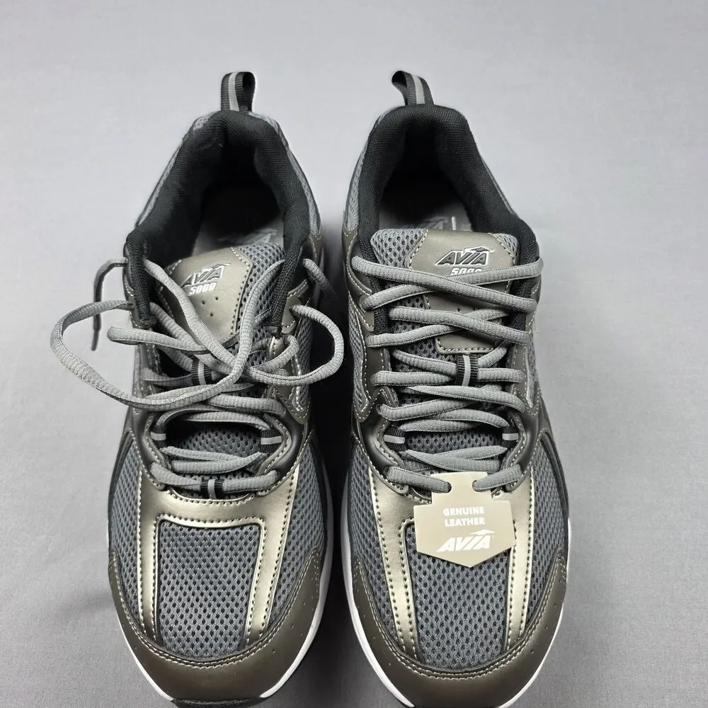 Avia 5000 Men's Sneakers Tennis Shoes Size 12 (US) Gray Metallic Brown Color